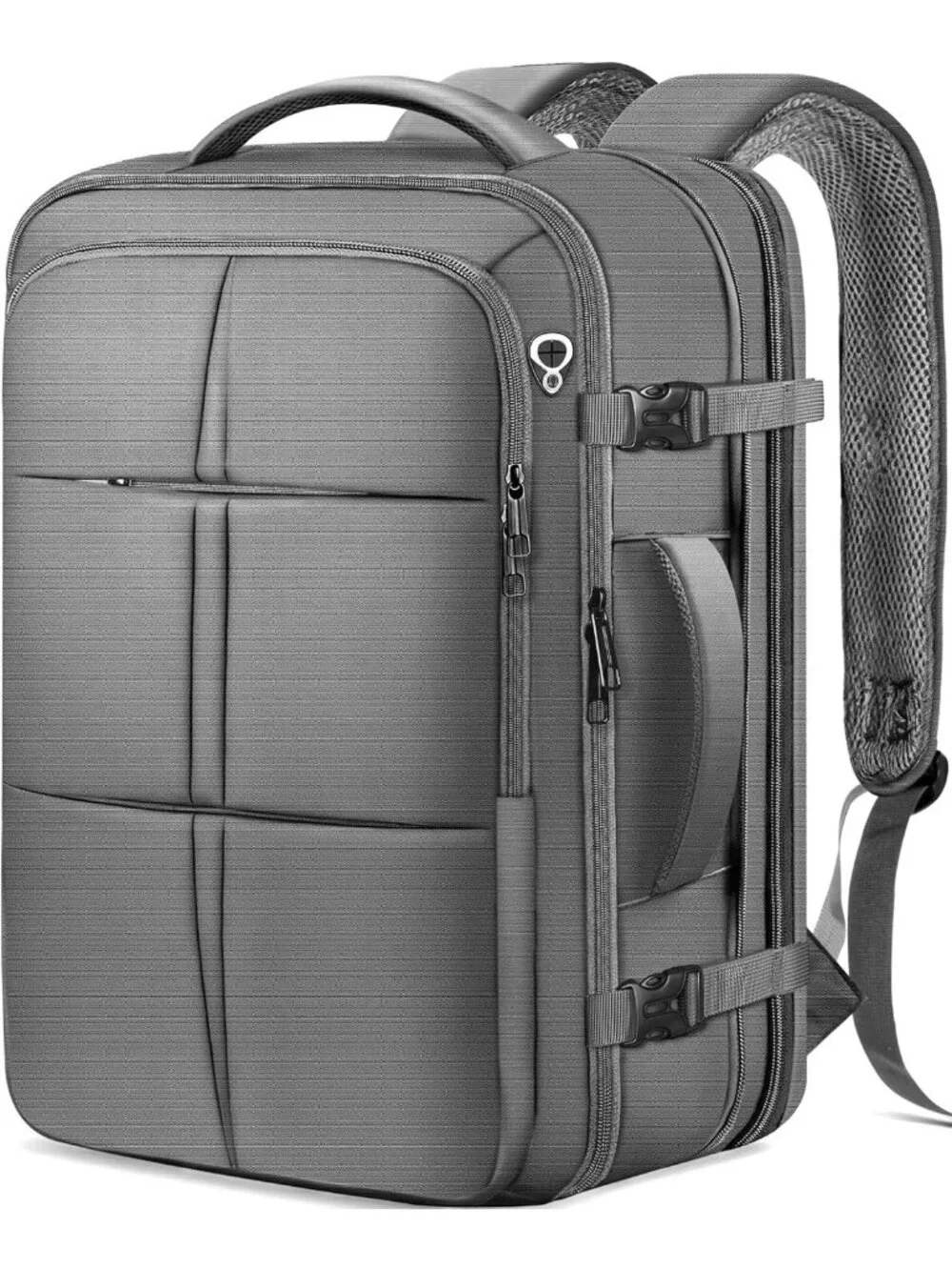 Extra Large 50L Travel Backpack - Waterproof Expandable Carry-On Daypack for